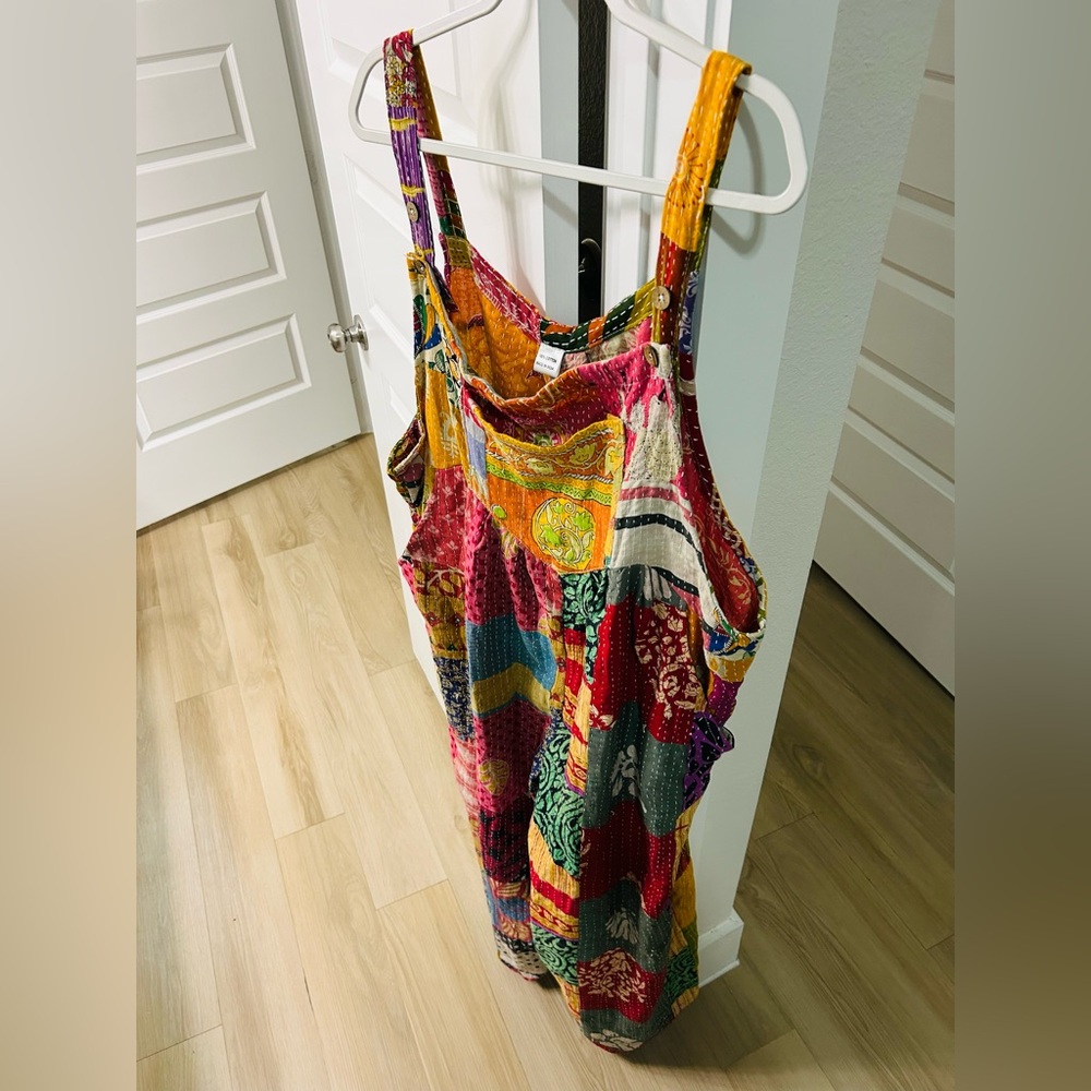 Colorful Patchwork Jumpsuit Kantha Bae - Picture 7 of 12